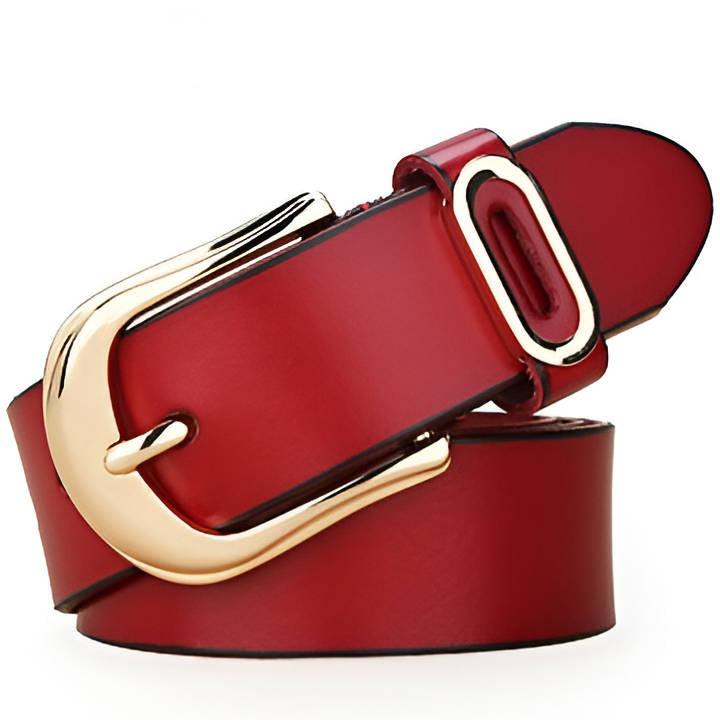 Affordable Leather Belt For Women, Sara Model - Leather Purse Backpack