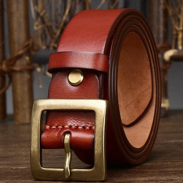 Handmade Custom Leather Belt For Women, Stenia Model - Leather Purse Backpack