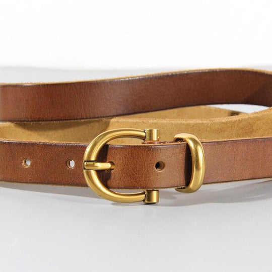 Designer Leather Belt For Women, Tlapuni Model - Leather Purse Backpack