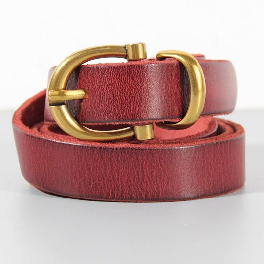 Designer Leather Belt For Women, Tlapuni Model - Leather Purse Backpack