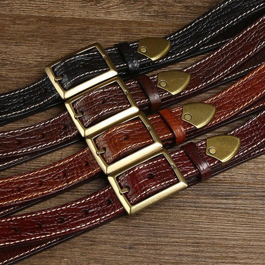 Affordable Leather Belt For Women, Avainia Model - Leather Purse Backpack