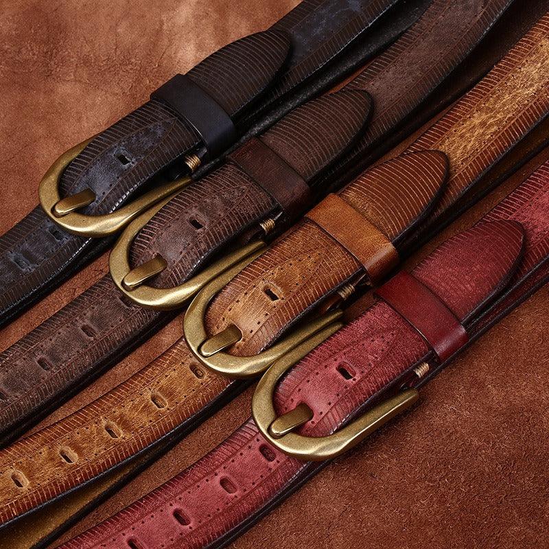 Western Best Leather Belt For Women, Diya Model - Leather Purse Backpack