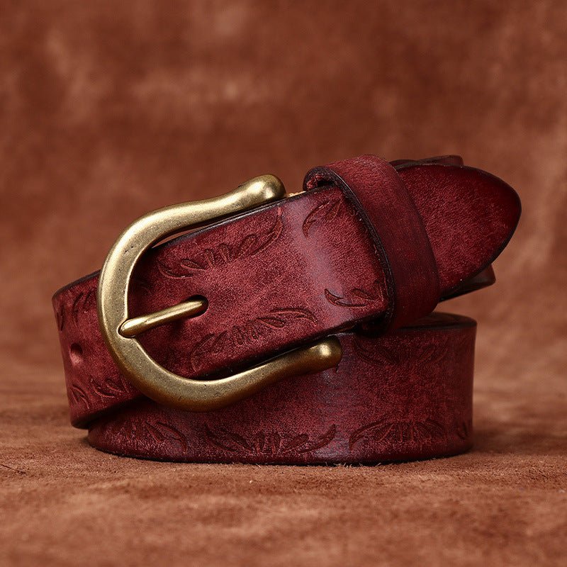 Affordable Leather Belt For Women, Meera Model - Leather Purse Backpack