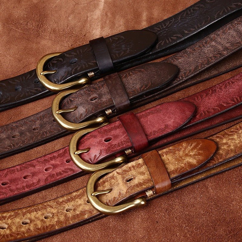 Affordable Leather Belt For Women, Meera Model - Leather Purse Backpack
