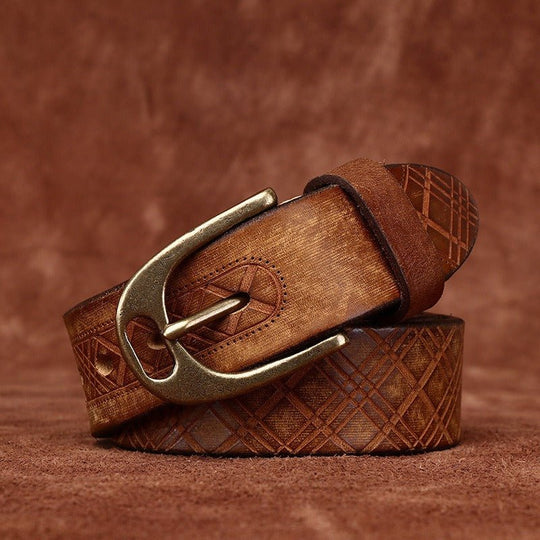Classic Fashion Leather Belt For Women, Saanvi Model - Leather Purse Backpack