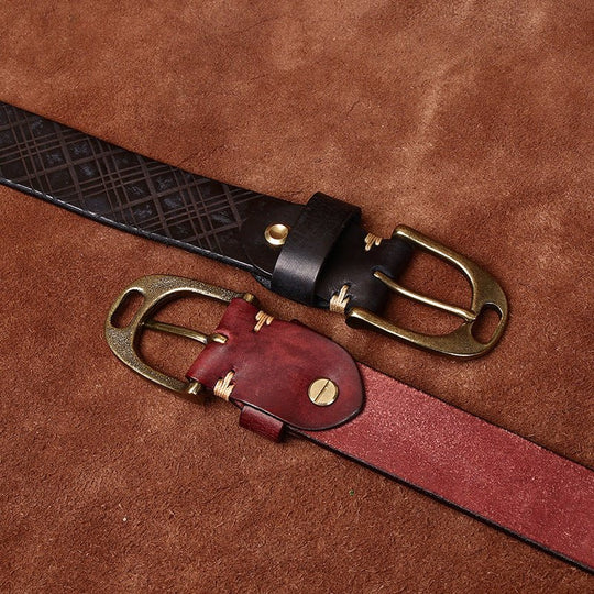 Classic Fashion Leather Belt For Women, Saanvi Model - Leather Purse Backpack