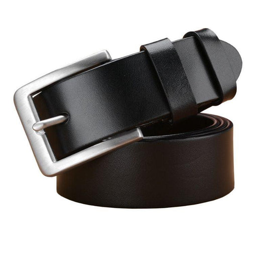 Full Grain Leather Belt For Men, Elegant Model - Leather Purse Backpack