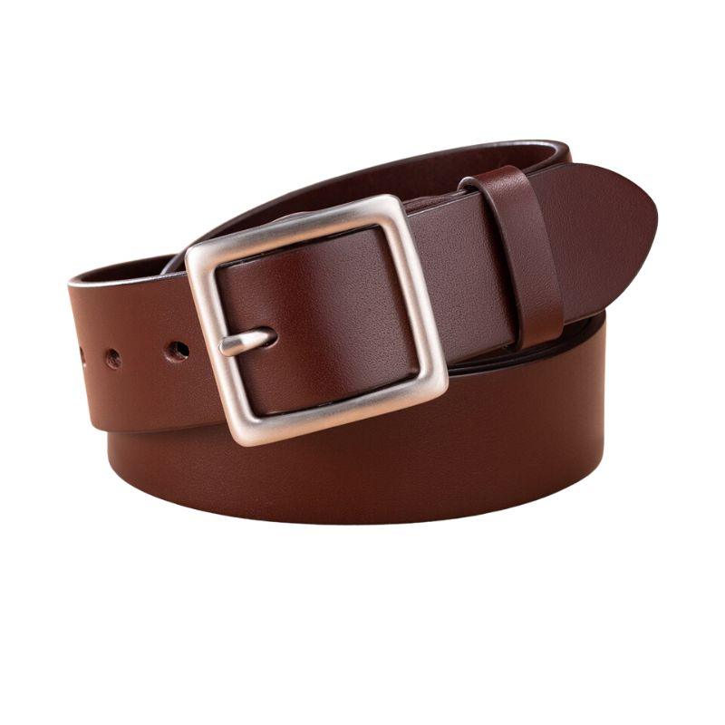 Leather Belt For Women in Full Grain Leather, Nereo Model - Leather Purse Backpack