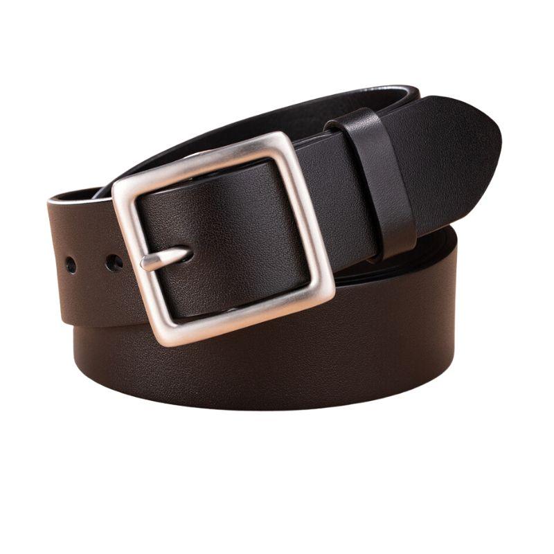 Leather Belt For Women in Full Grain Leather, Nereo Model - Leather Purse Backpack