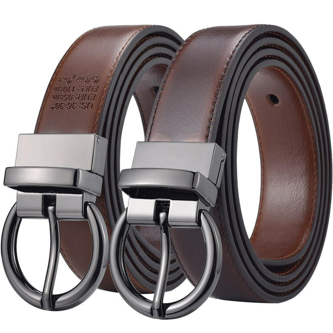 Reversible 2 in 1 Leather Belt For Women, Romane Model - Leather Purse Backpack