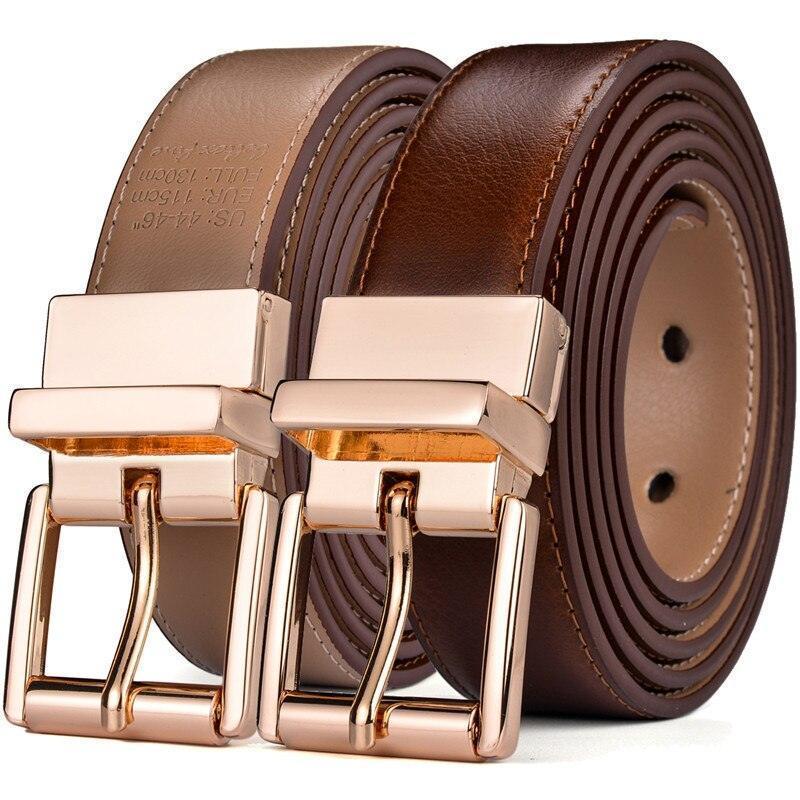 Reversible 2 in 1 Leather Belt For Women, Camille Model - Leather Purse Backpack