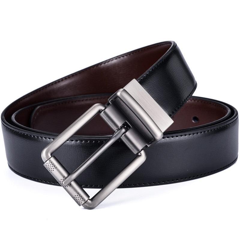 Reversible 2 In 1 Leather Belt For Men, Elegant Model - Leather Purse Backpack