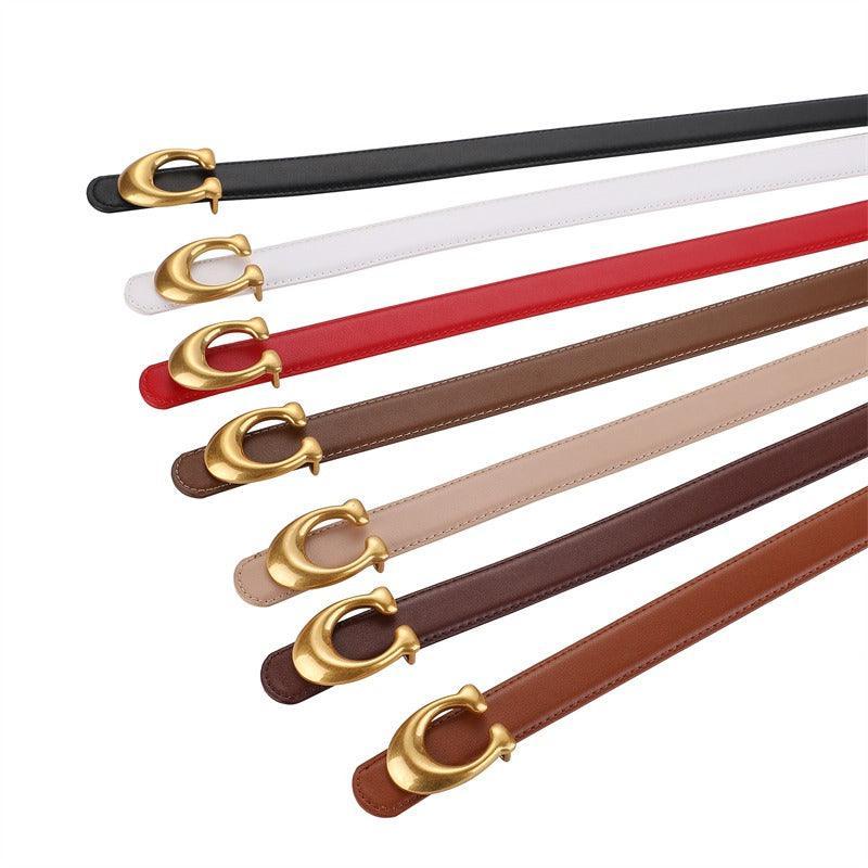Dress Faux Leather Belt For Women, Irine Model - Leather Purse Backpack