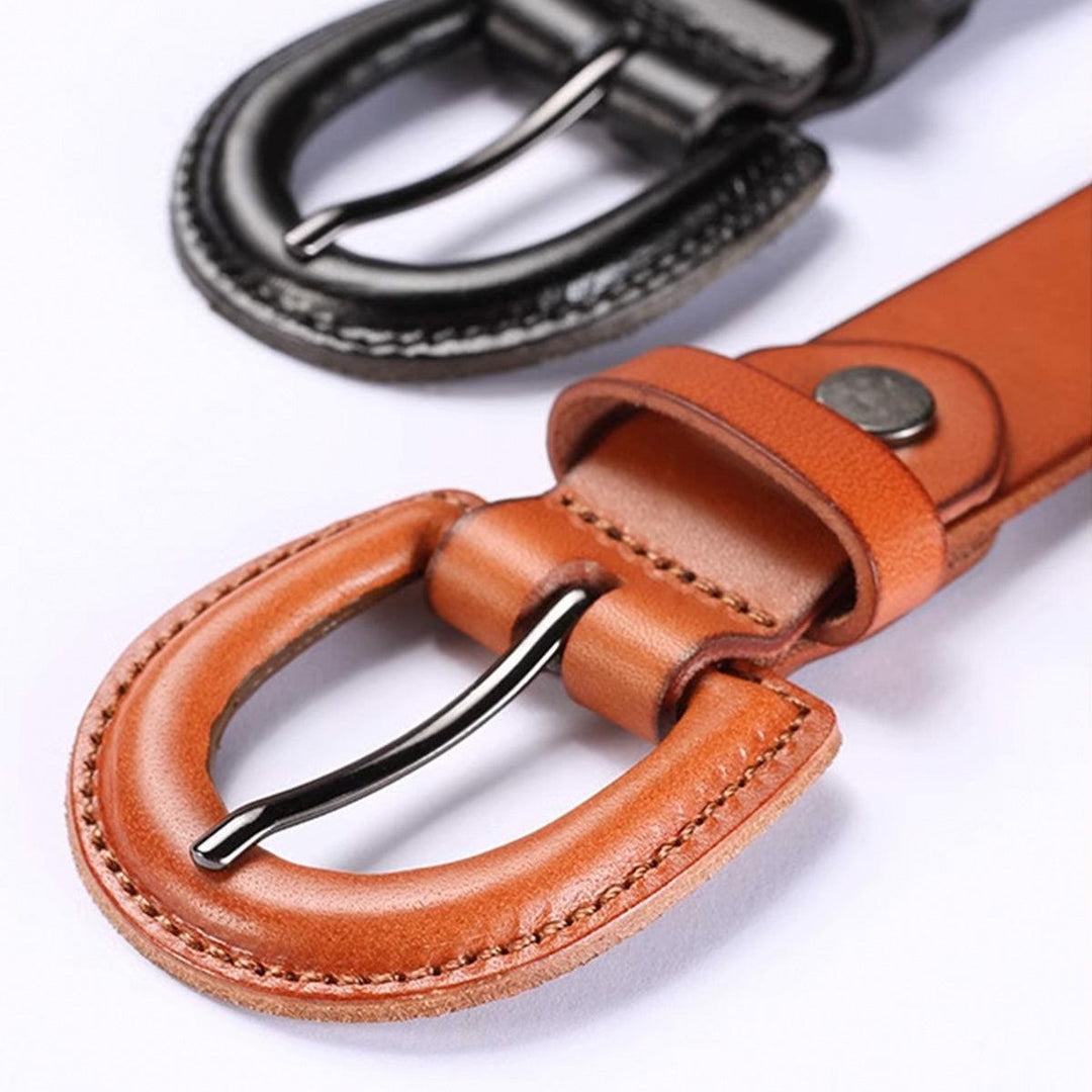 Belt Fully Covered In Leather For Women, Mia Model - Leather Purse Backpack