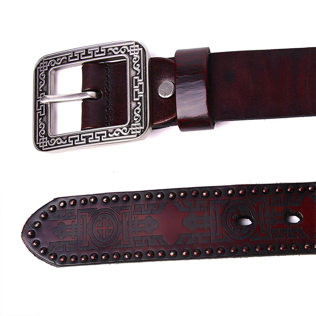 Unique Western Leather Belt For Woman, Daksha Model - Leather Purse Backpack