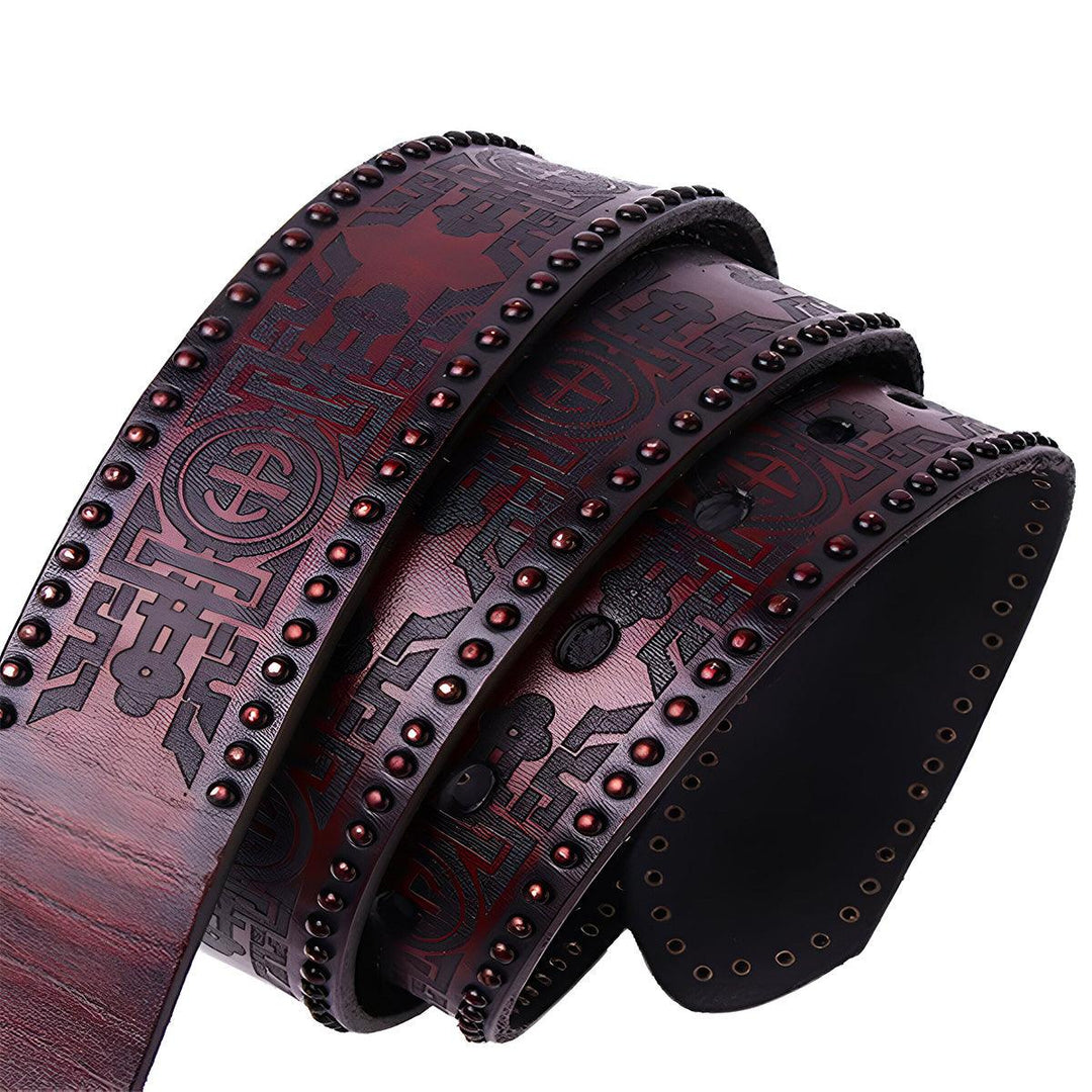 Unique Western Leather Belt For Woman, Daksha Model - Leather Purse Backpack