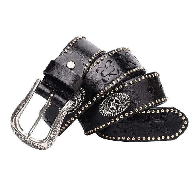 Western Leather Belt For Women, Chumani Model - Leather Purse Backpack