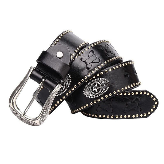 Western Leather Belt For Women, Chumani Model - Leather Purse Backpack