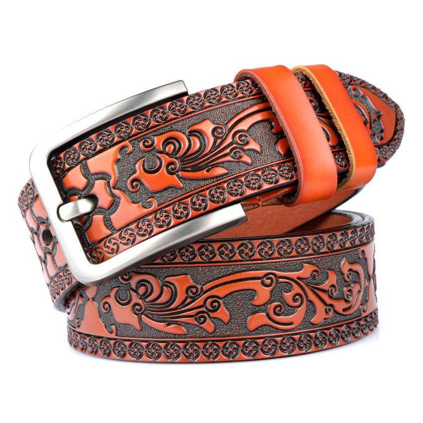 Custom Western Leather Belt For Men, Glory Model - Leather Purse Backpack