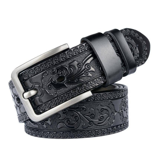 Custom Western Leather Belt For Men, Glory Model - Leather Purse Backpack