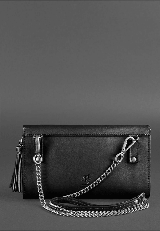 Classic Leather Women's Crossbody Bag for Evening and Daily Use - Leather Purse Backpack