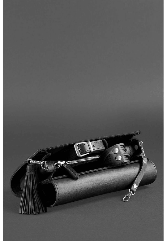 Classic Leather Women's Crossbody Bag for Evening and Daily Use - Leather Purse Backpack