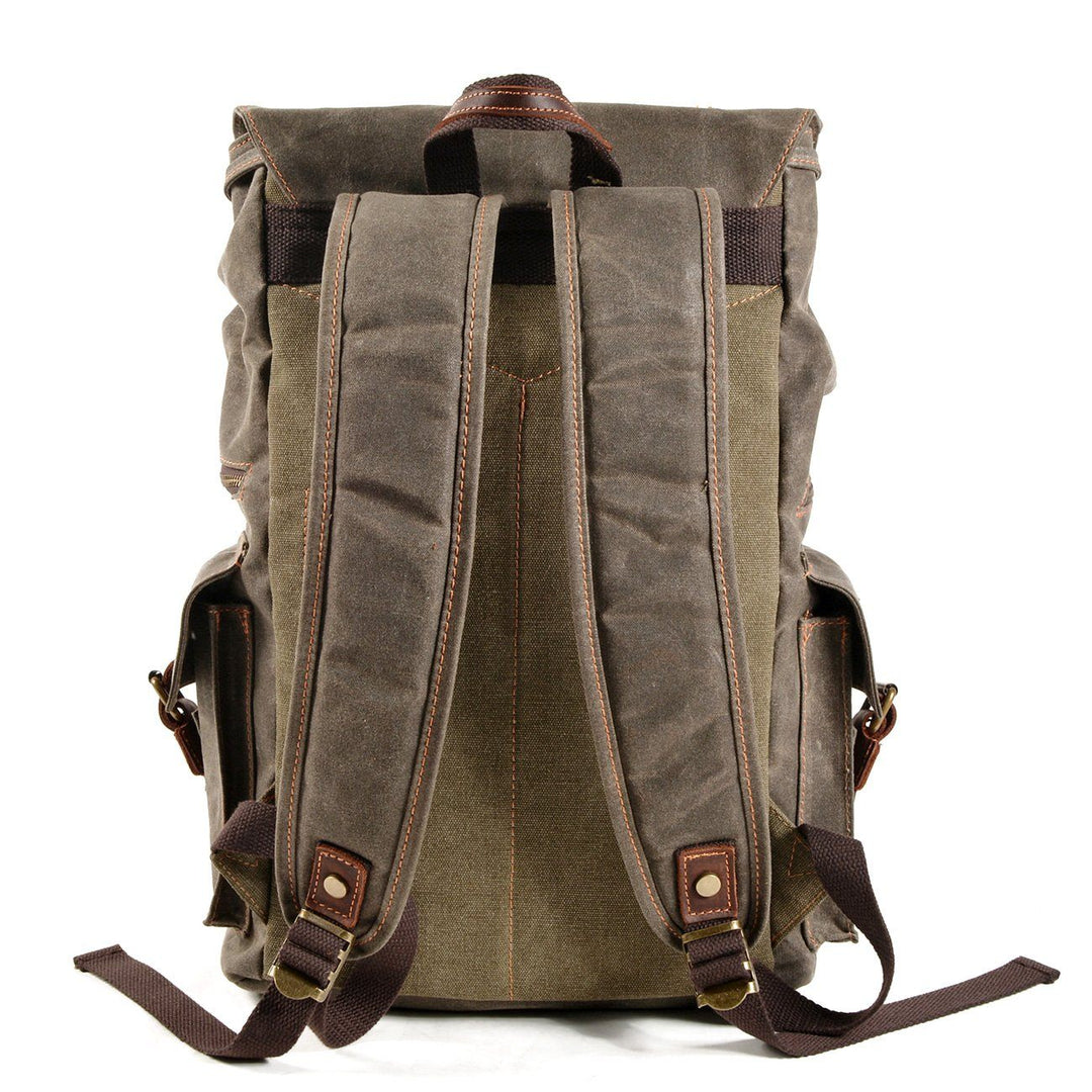 Versatile Canvas Drawstring Rucksack – Durable for Everyday Use - Leather Purse Backpack