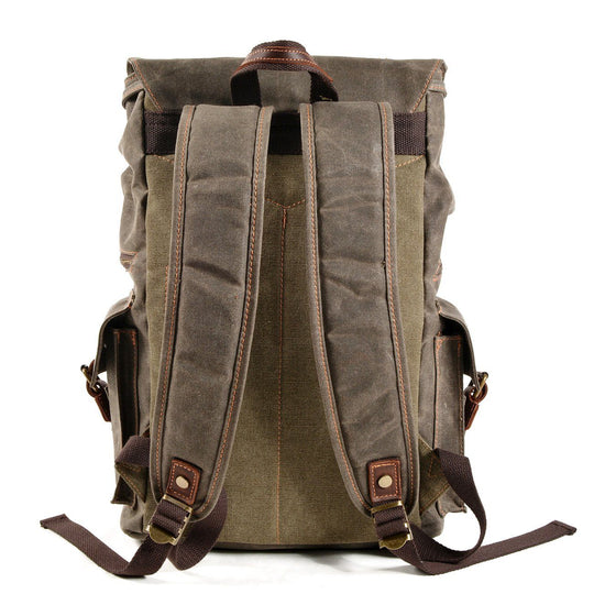 Versatile Canvas Drawstring Rucksack – Durable for Everyday Use - Leather Purse Backpack
