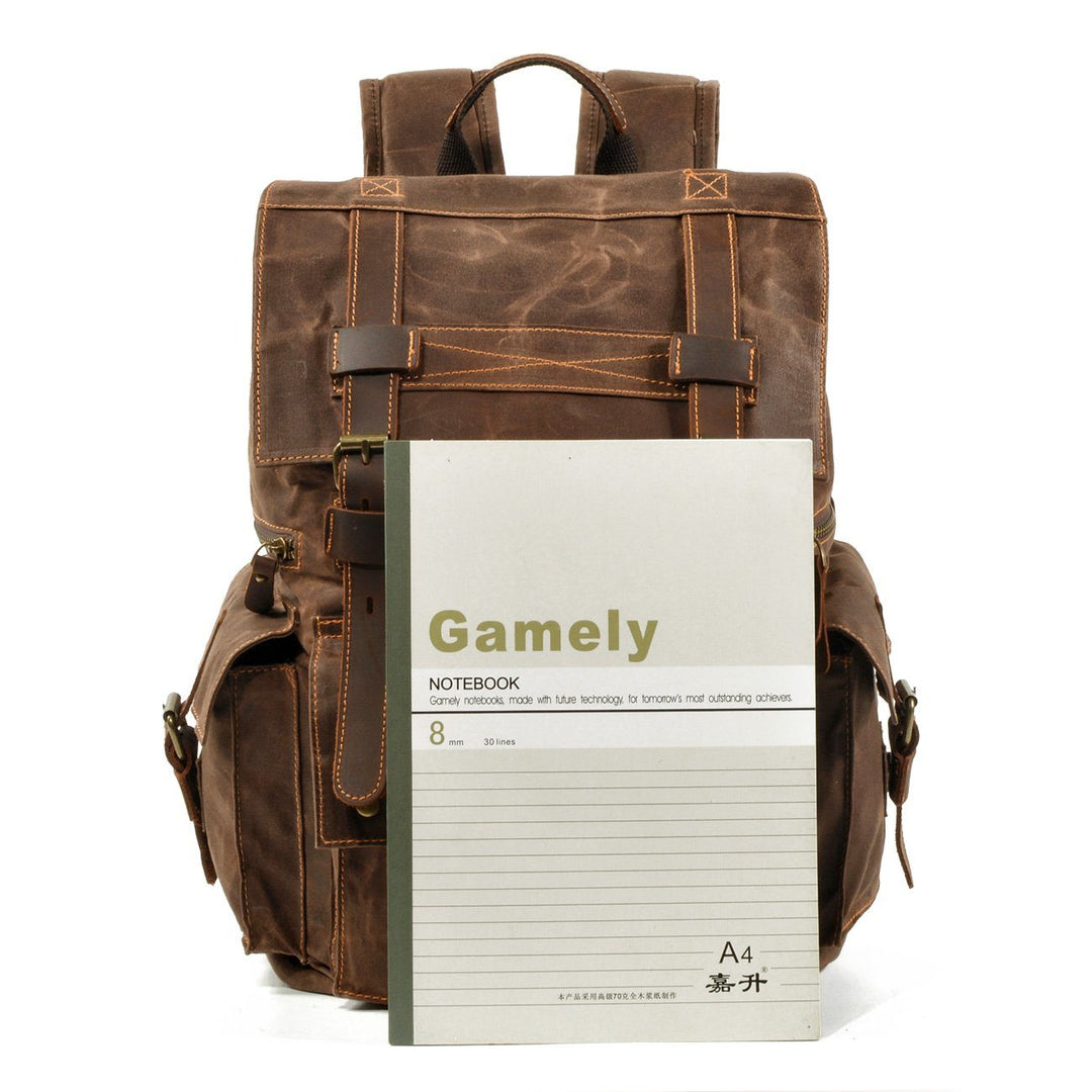 Versatile Canvas Drawstring Rucksack – Durable for Everyday Use - Leather Purse Backpack