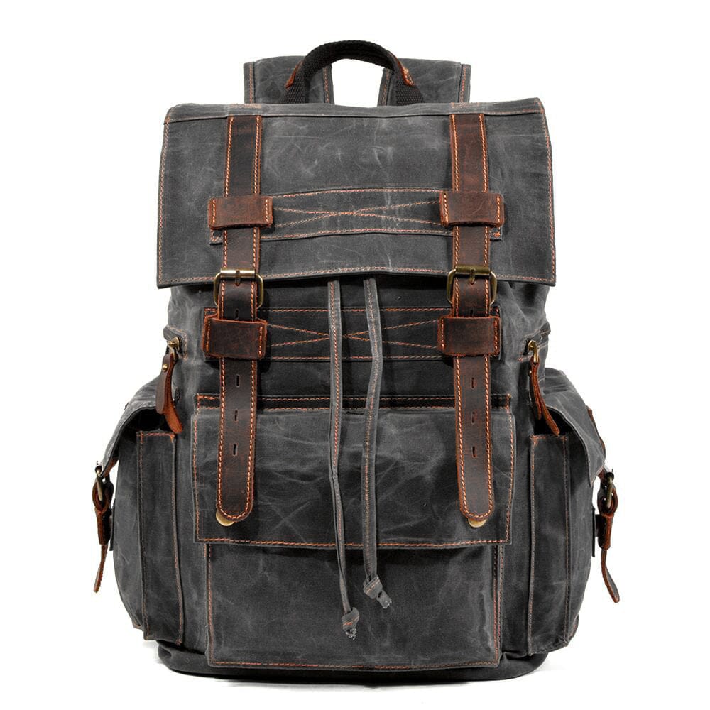 Versatile Canvas Drawstring Rucksack – Durable for Everyday Use - Leather Purse Backpack