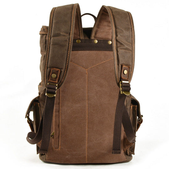 Versatile Canvas Drawstring Rucksack – Durable for Everyday Use - Leather Purse Backpack