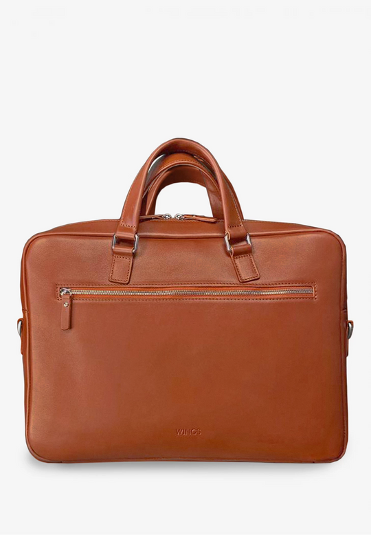 Leather Laptop Bag – Elegant and Durable for Everyday Use - Leather Purse Backpack