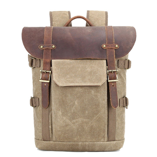 Stylish DSLR Camera Bag with Multiple Compartments and Ergonomic Design - Leather Purse Backpack