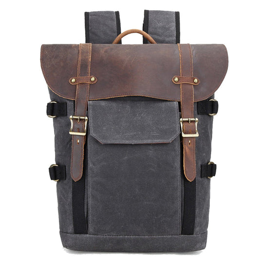 Stylish DSLR Camera Bag with Multiple Compartments and Ergonomic Design - Leather Purse Backpack
