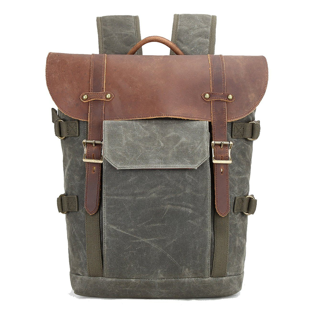 Stylish DSLR Camera Bag with Multiple Compartments and Ergonomic Design - Leather Purse Backpack