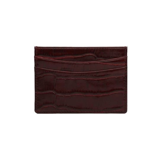 Elegant Dark Magenta Card Holder Italian Leather - Leather Purse Backpack