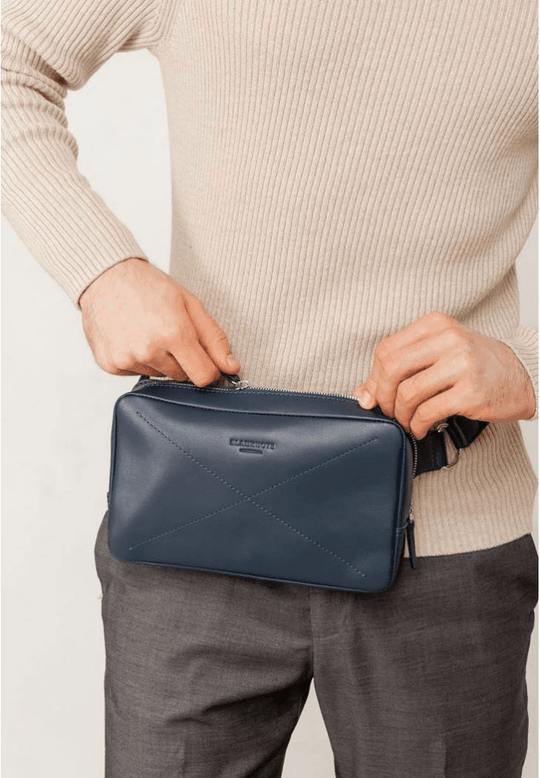 Elegant Handmade Soft Leather Sling Bag - Luxury Sling Bag - Leather Purse Backpack