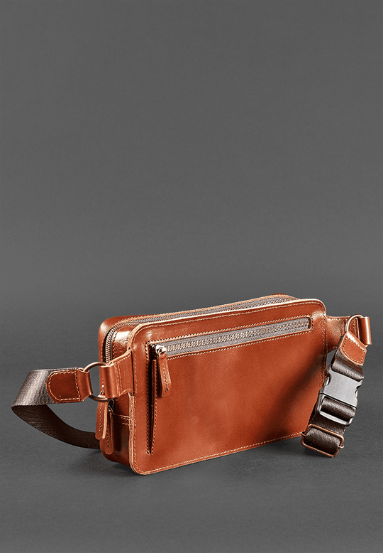 Elegant Handmade Soft Leather Sling Bag - Luxury Sling Bag - Leather Purse Backpack