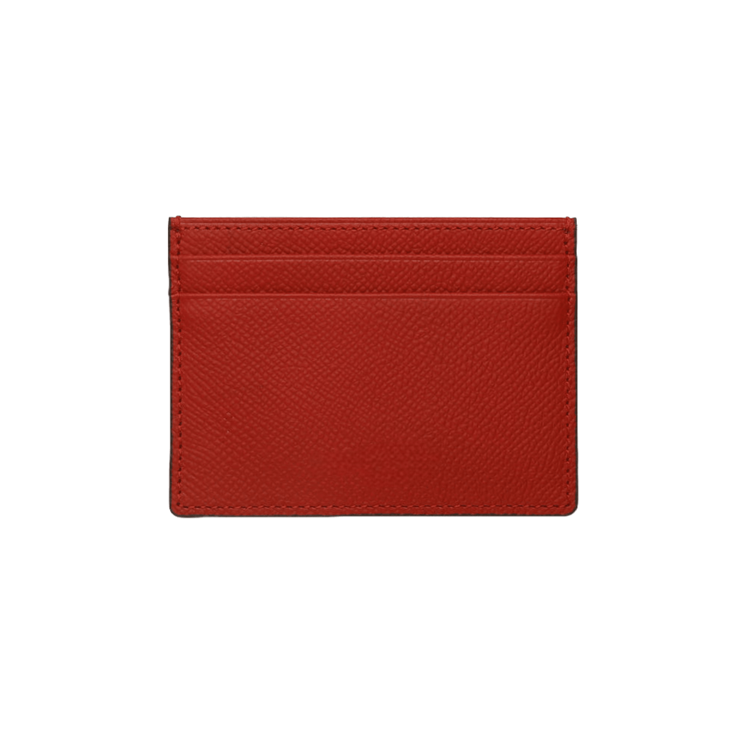 Exclusive Red Leather Card Holder Wallet - Leather Purse Backpack