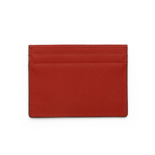 Exclusive Red Leather Card Holder Wallet - Leather Purse Backpack