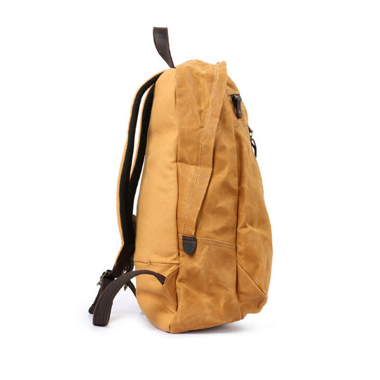 Waterproof Canvas Backpack for Outdoor Adventures - Leather Purse Backpack