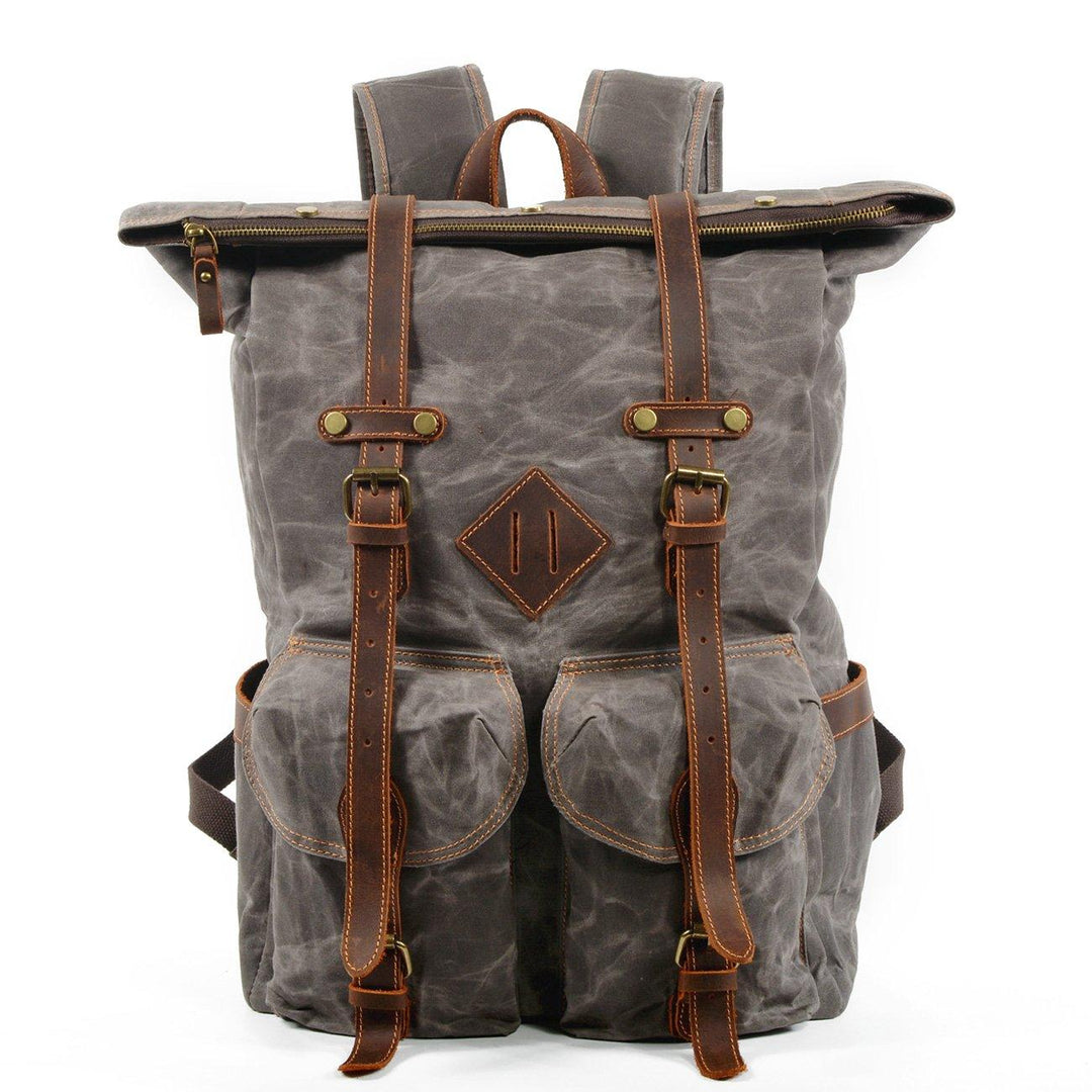 Stylish Hipster Backpack with Adjustable Straps and Urban Appeal - Leather Purse Backpack