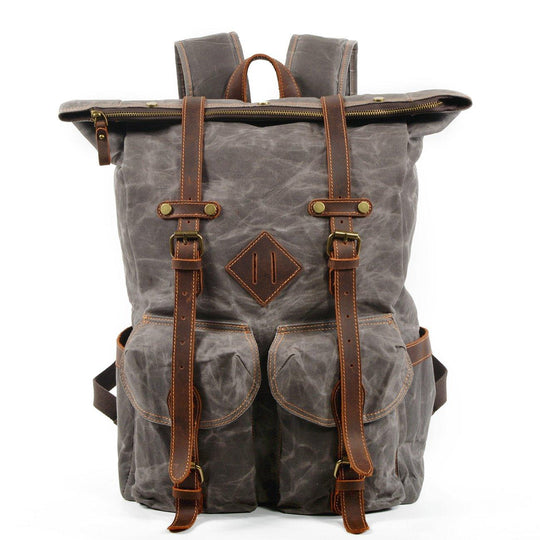 Stylish Hipster Backpack with Adjustable Straps and Urban Appeal - Leather Purse Backpack