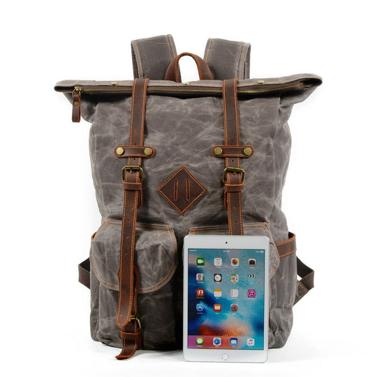 Stylish Hipster Backpack with Adjustable Straps and Urban Appeal - Leather Purse Backpack