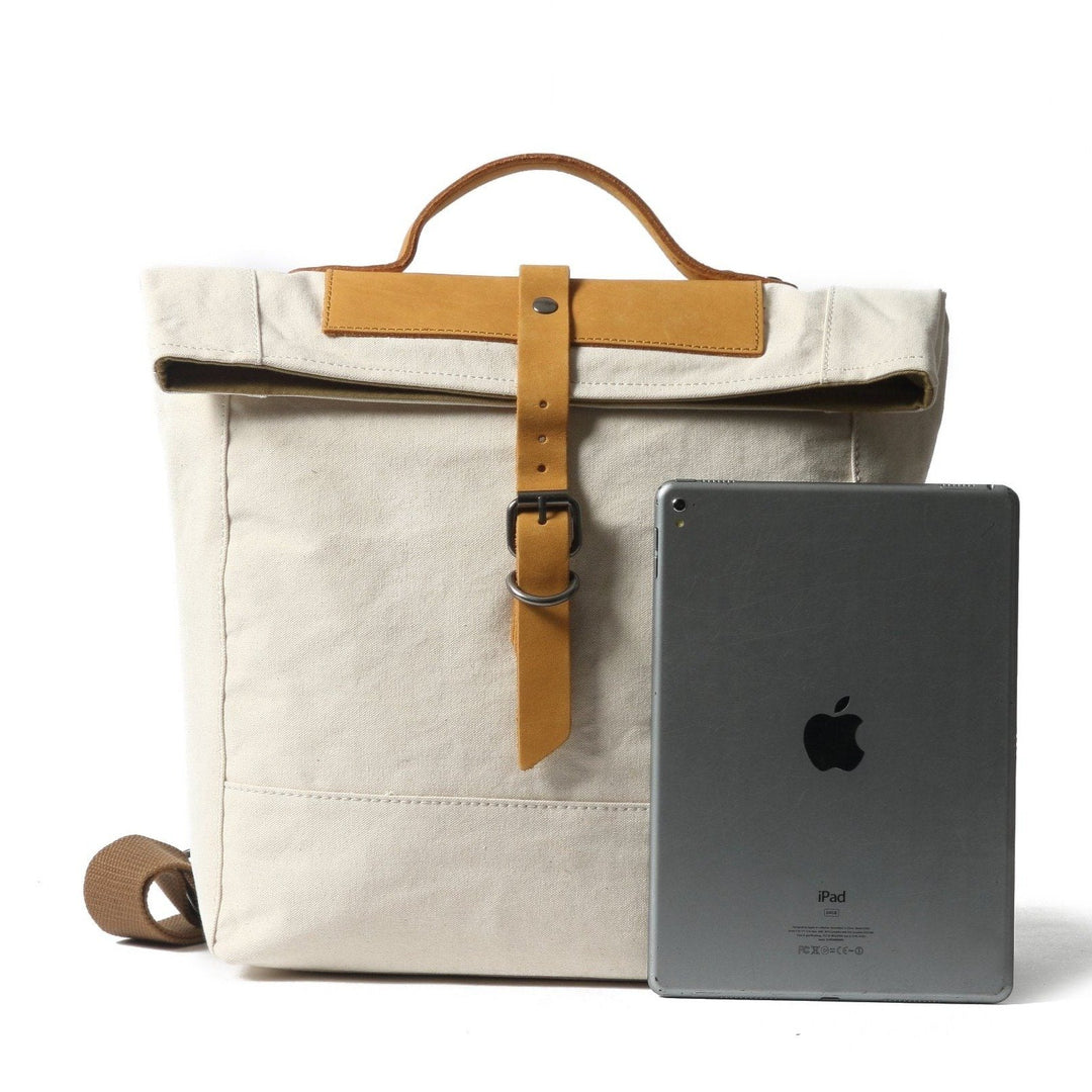 Elegant Women’s Rucksack with Modern Design - Leather Purse Backpack
