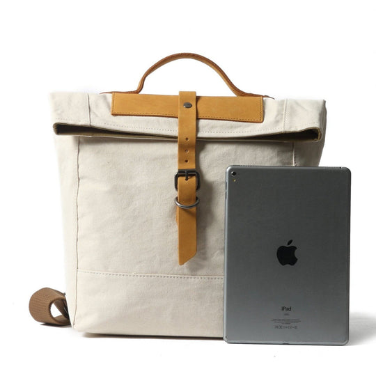Elegant Women’s Rucksack with Modern Design - Leather Purse Backpack