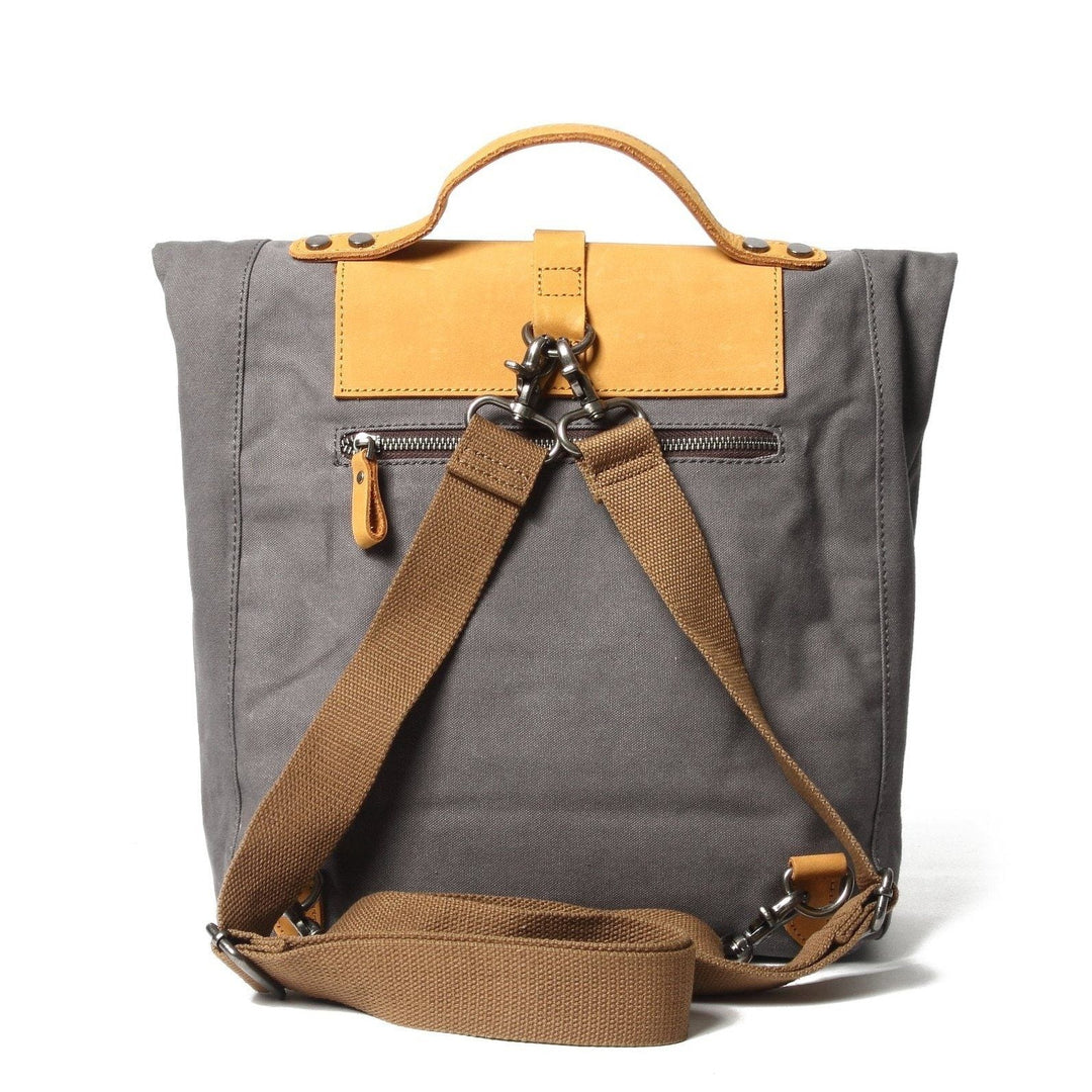 Elegant Women’s Rucksack with Modern Design - Leather Purse Backpack