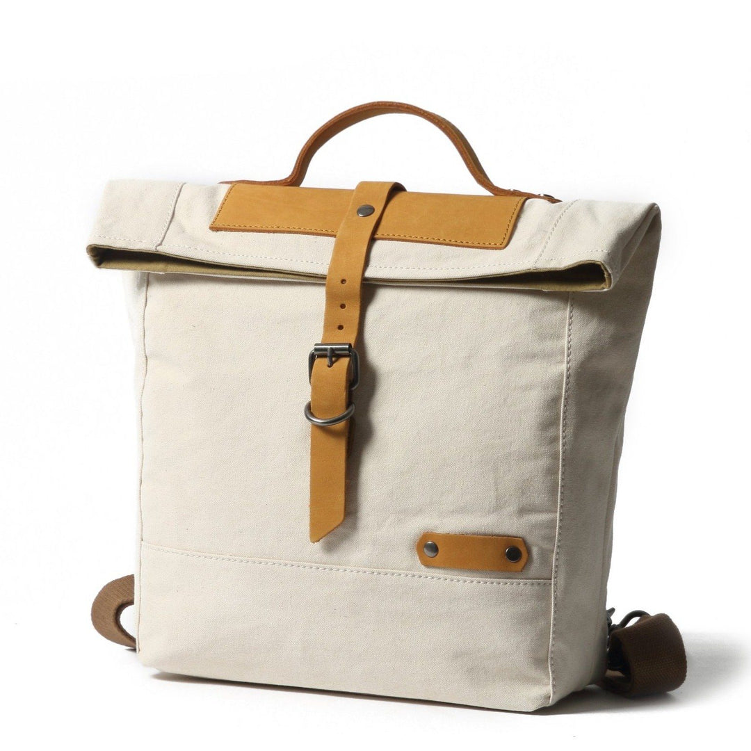 Elegant Women’s Rucksack with Modern Design - Leather Purse Backpack