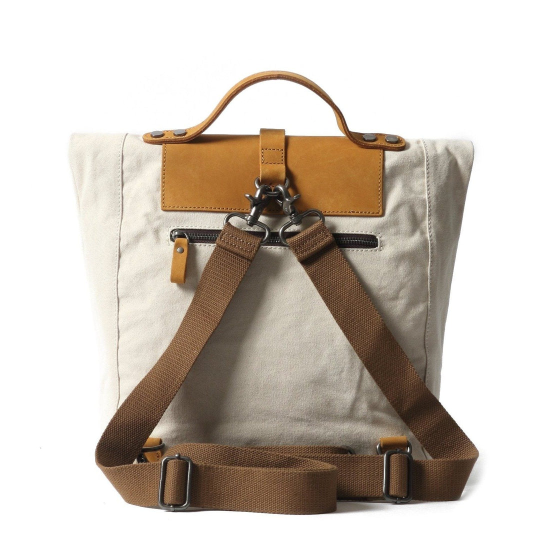 Elegant Women’s Rucksack with Modern Design - Leather Purse Backpack