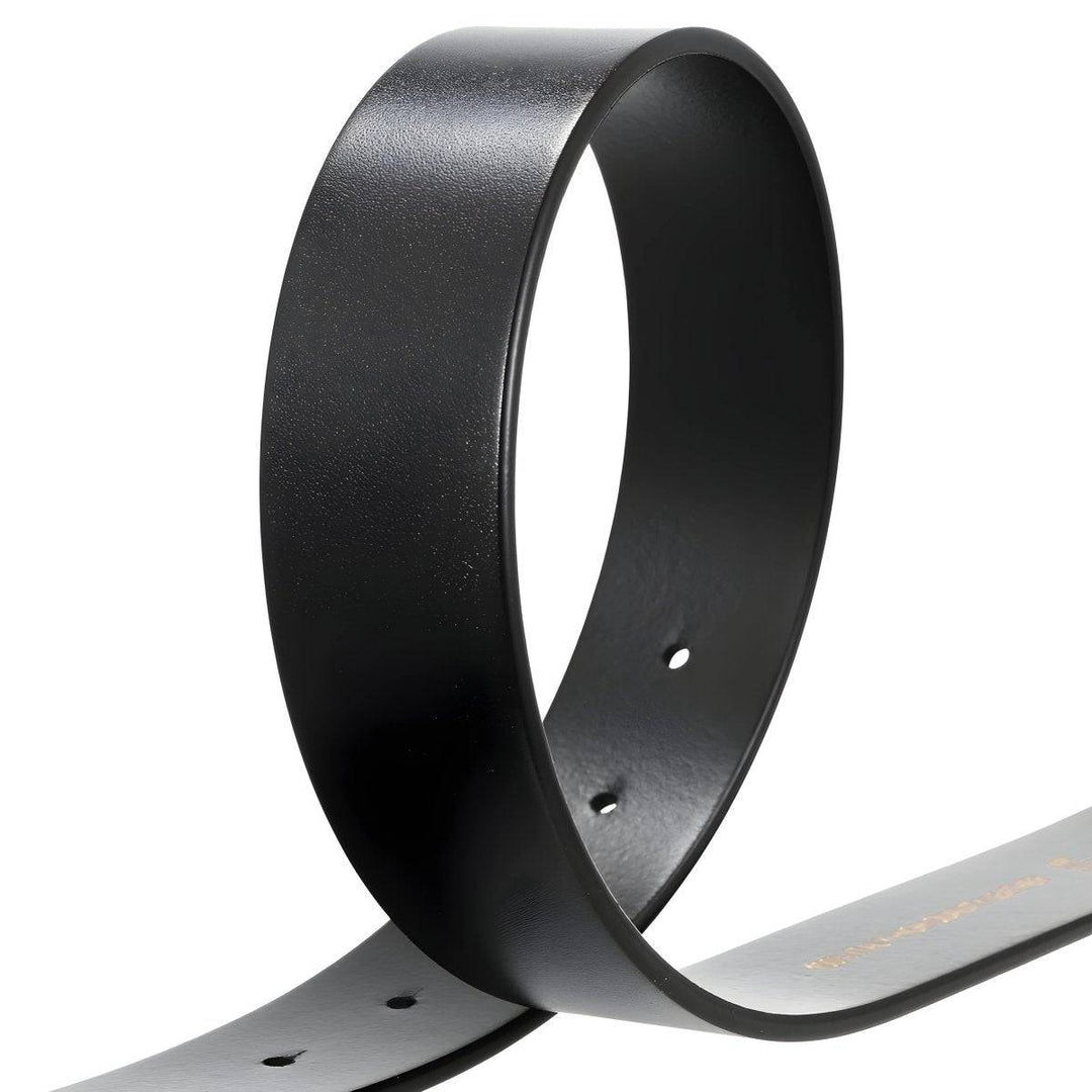 Leather Men's Belt, For Pin Buckles, Gile Model - Leather Purse Backpack